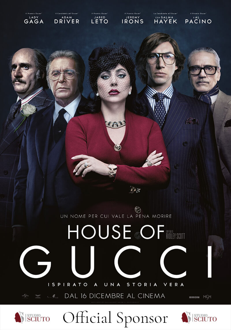 Studio Sciuto sponsor di HOUSE OF GUCCI Studio Sciuto sponsor di HOUSE OF GUCCI